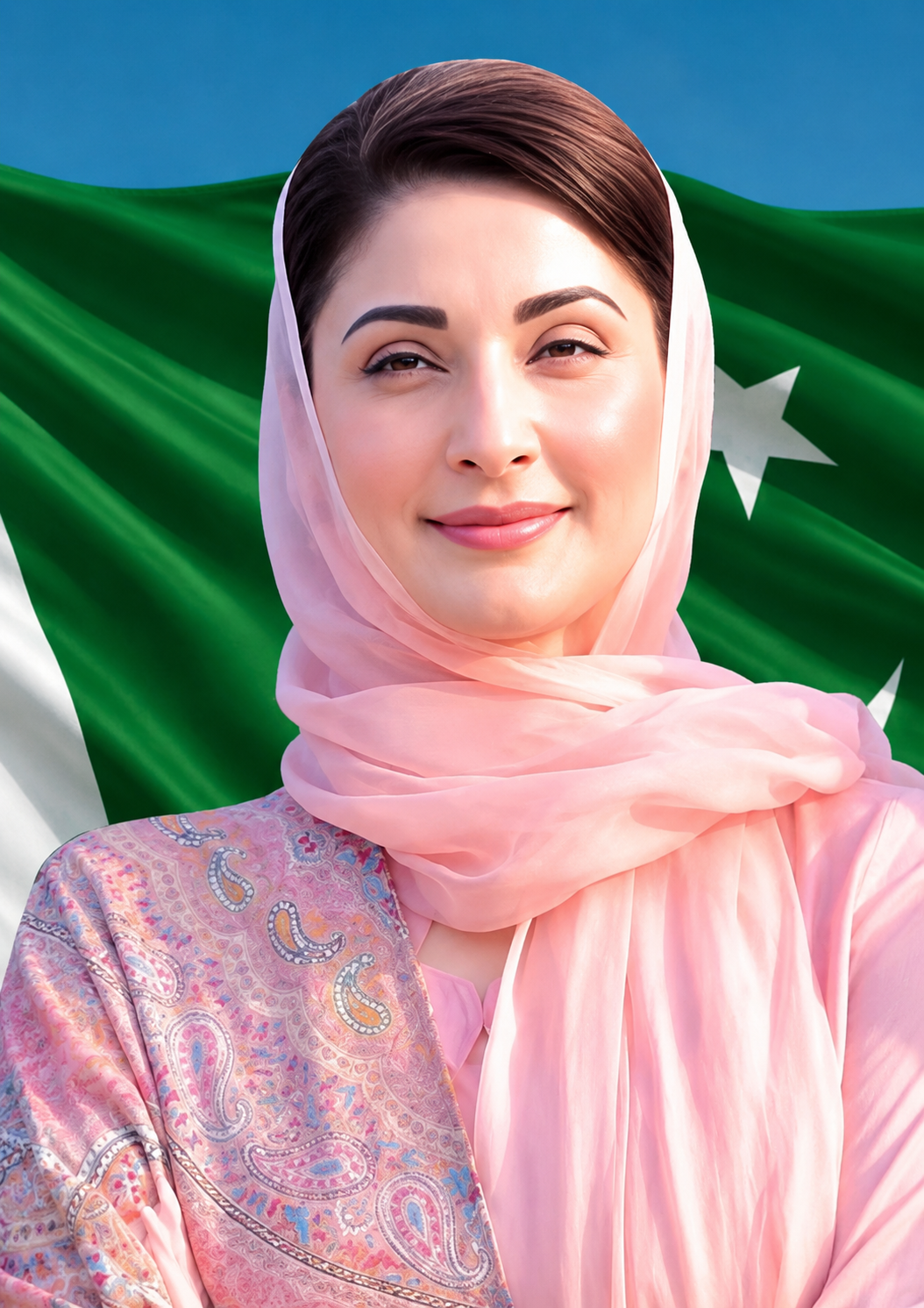Portrait of Maryam Nawaz Sharif, Chief Minister · Punjab